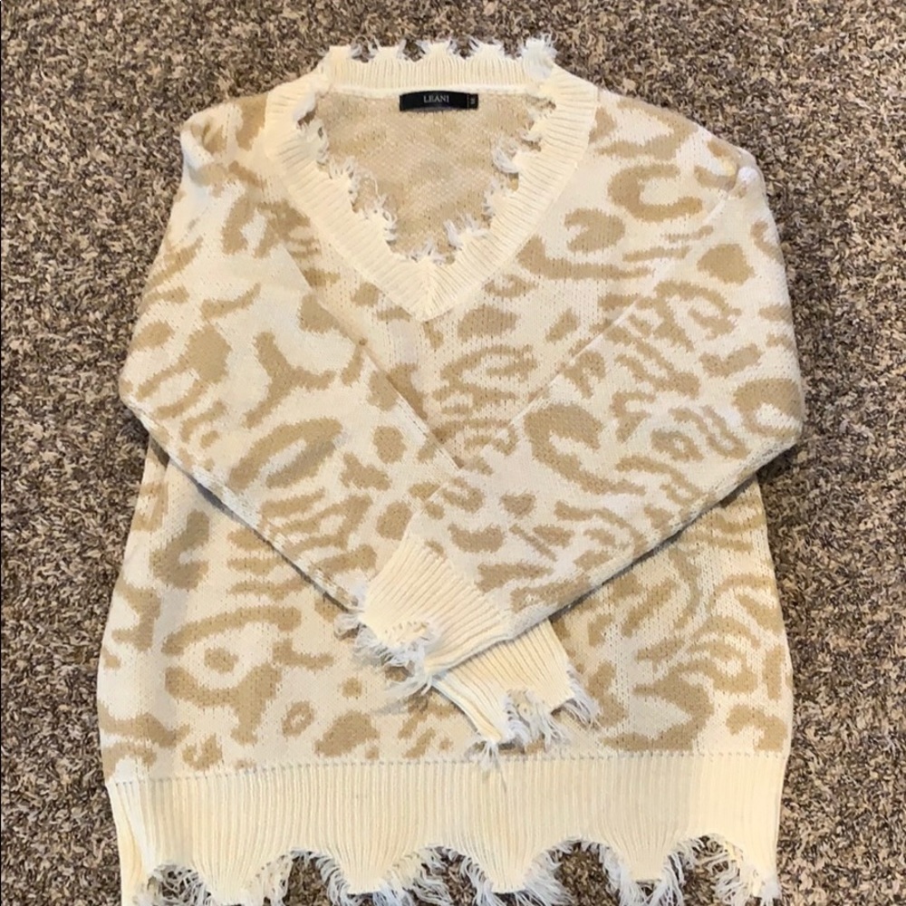 Leopard sweater